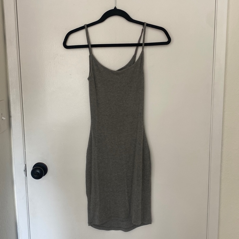 XXS Skims Soft Lounge Slip Dress in Heather Grey